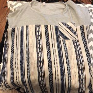 A flowy, multi-colored top!